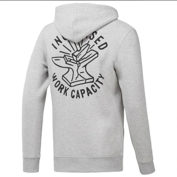 Reebok CrossFit Hoodie Gray - Picture 5 of 5